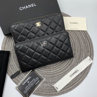 ❌Sale2590ใบเดียว❌✅  ถ่ายจากสินค้าจริง ☑️  Chanel wallet Zippy ( พร้อมส่ง )  ◾️งาน  : ออริ  ◾️อุปกรณ์ : Full