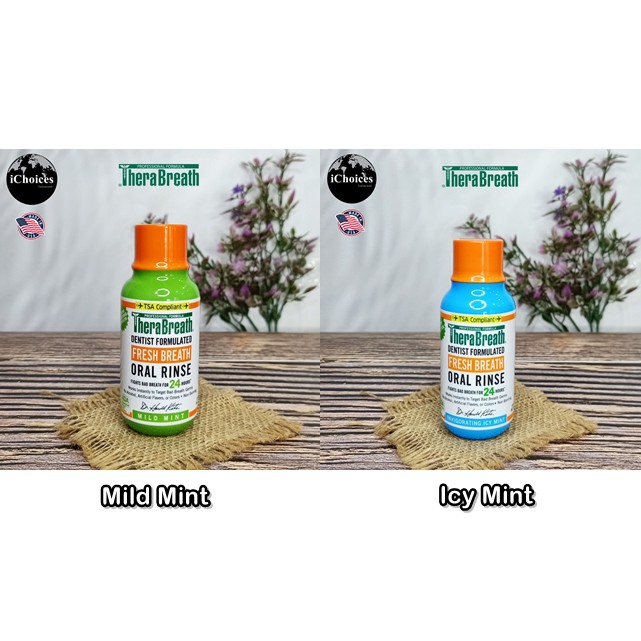 น้ำยาบ้วนปาก TheraBreath® Fresh Breath Oral Rinse 88.7 ml