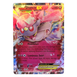 Diancie EX XY43 เดียนซี่ Pokemon Matt Card ภาษาอังกฤษ