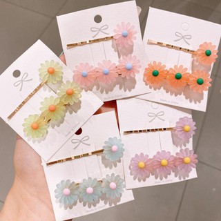 พร้อมส่ง กิ๊ฟติดผมน่ารักๆ รูปดอกไม้ ขายแยกและแบบเซต