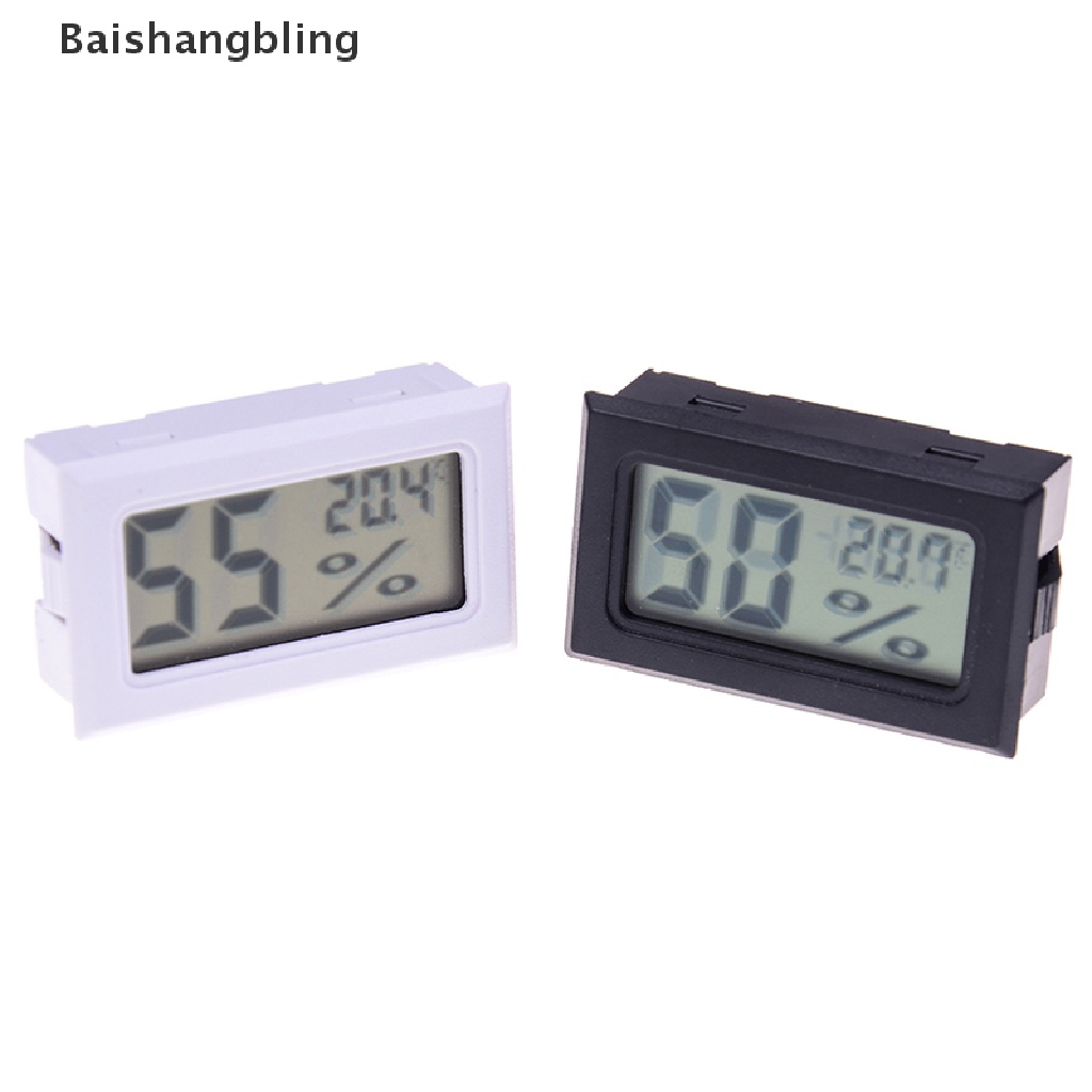 BSBL Small size digital lcd thermometer hygrometer humidity temp meter measuring BL