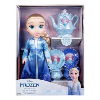 [ใช้ 2 โค้ดลดเพิ่ม] Disney Frozen Elsa Doll With Tea Set