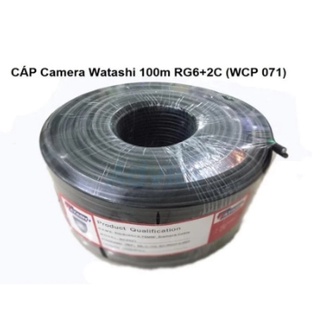 Cable 100M RG6/168 WATASHI Power Line#WCP071 (Black)