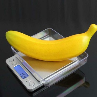 (เครื่องชั่ง 2 กิโล) Kitchen Scale Digital Scale เครื่องชั่งดิจิตอล ตาชั่งดิจิตอล ผิวหน้าสแตนเลส สวย หรูหรา