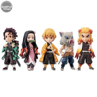 Banpresto [ครบ Set 5 Boxes] WCF Demon Slayer: Kimetsu No Yaiba World Collectable Figure 4983164168358 (Figure)