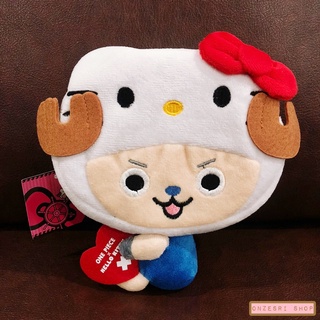 กระเป๋า One Piece x Hello Kitty จากญี่ปุ่น ลาย Chopper ใส่หมวก Kitty ขนาด 19 x 14.5 x 6 ซม.