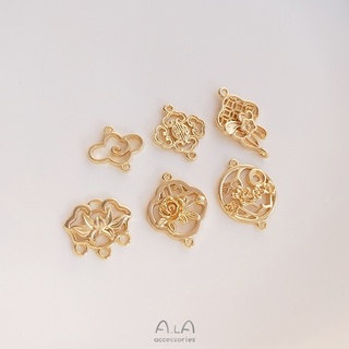 จี้รูปก้อนเมฆมงคล พลัม ทอง 14k แฮนด์เมด diy สําหรับแขวนตกแต่งหน้าต่าง สร้อยข้อมือ ต่างหู กิ๊บติดผม