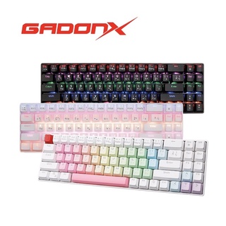 Gadonx GK-72 Keyboard Gaming คีย์บอร์ดเกมมิ่ง แมคคานิคอล 3 Mode BT5.0/2.4G/USB สุดคุ้ม ไฟปรับได้ถึง 20 โหมดสวยมาก