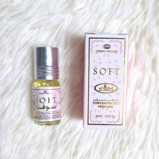 นํ้าหอมอาหรับแบรนด์แท้100% AL-REHAB Soft OIL 3ML