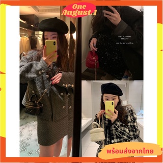 พร้อมส่งจากไทย กระเป๋าหนังจิ๋วสะพายข้างทรงแบรนด์ดังแบบเหลี่ยม S096