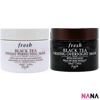 Fresh Black Tea Mask Set (Black Tea Instant Perfecting Mask 100ml + Black Tea Firming Overnight Mask 100ml)