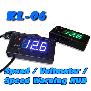 KL-06 Head-Up Display With Battery Volt-Meter