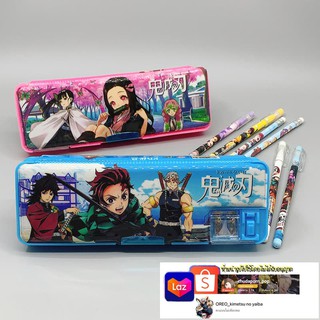 (พร้อมส่ง🇹🇭🇹🇭)ดาบพิฆาตอสูร กล่องดินสอแม่เหล็กลายดาบพิฆาตอสูร Demon Slayer Kimetsu no Yaiba