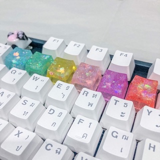 OEM Profile - คีย์แคปกลิตเตอร์ ✨ คีย์แคปเรซิ่น glitter resin keycap