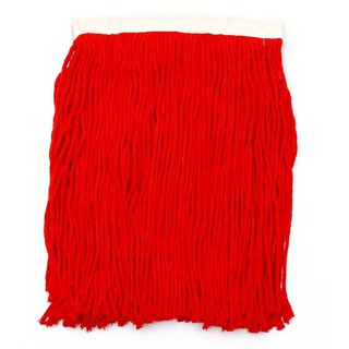 อะไหล่ม็อบถูพื้น 10 นิ้ว ผ้าสีแดง SUPERCAT Replacement mop spare parts 10 inch. Red cloth SUPERCAT