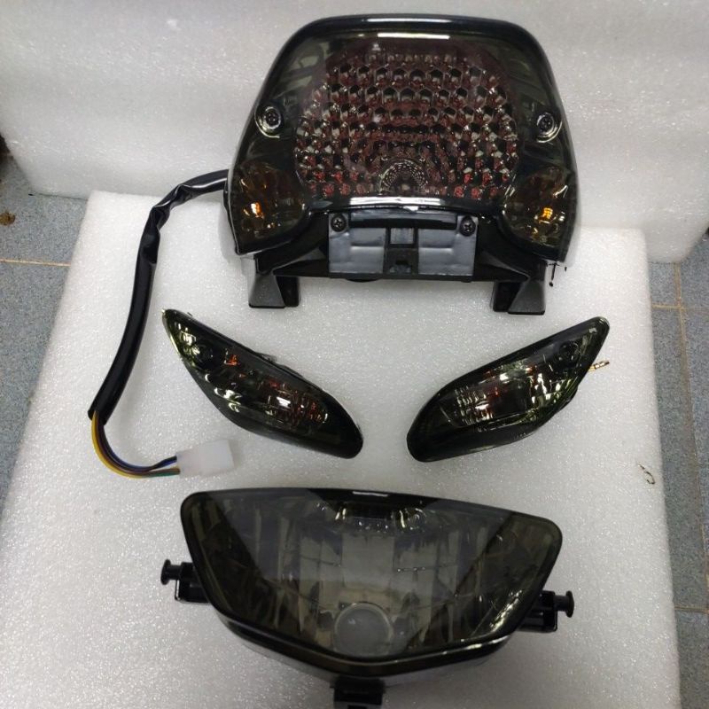 ไฟหน้าไฟหน้าสัญญาณ assy ไฟท้าย assy (tinted/smoke) yamaha y125zr 125zr 125 zr y125z 125z