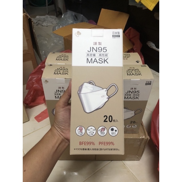 JN95/KF94 MASK หน้ากากอนามัย3D มาตราฐานญี่ปุ่นงานปั้มJAPANทุกชิ้นแท้100%สินค้าพร้อมส่ง