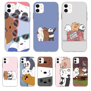 เคสโทรศัพท์มือถือซิลิโคน ลาย Three Bare Bears 3 สําหรับ Samsung Galaxy A13 A23 A33 A53 A73 A03 Core