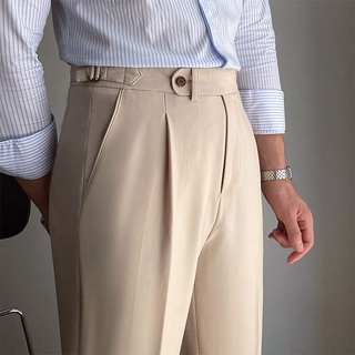 Customized High Quality Comfort Beige Handsome And Slim MenS Suit Chino Pants