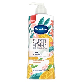 Free Delivery Vaseline Super Vitamin Citrus and Vitamin B3 Serum 360ml. Cash on delivery