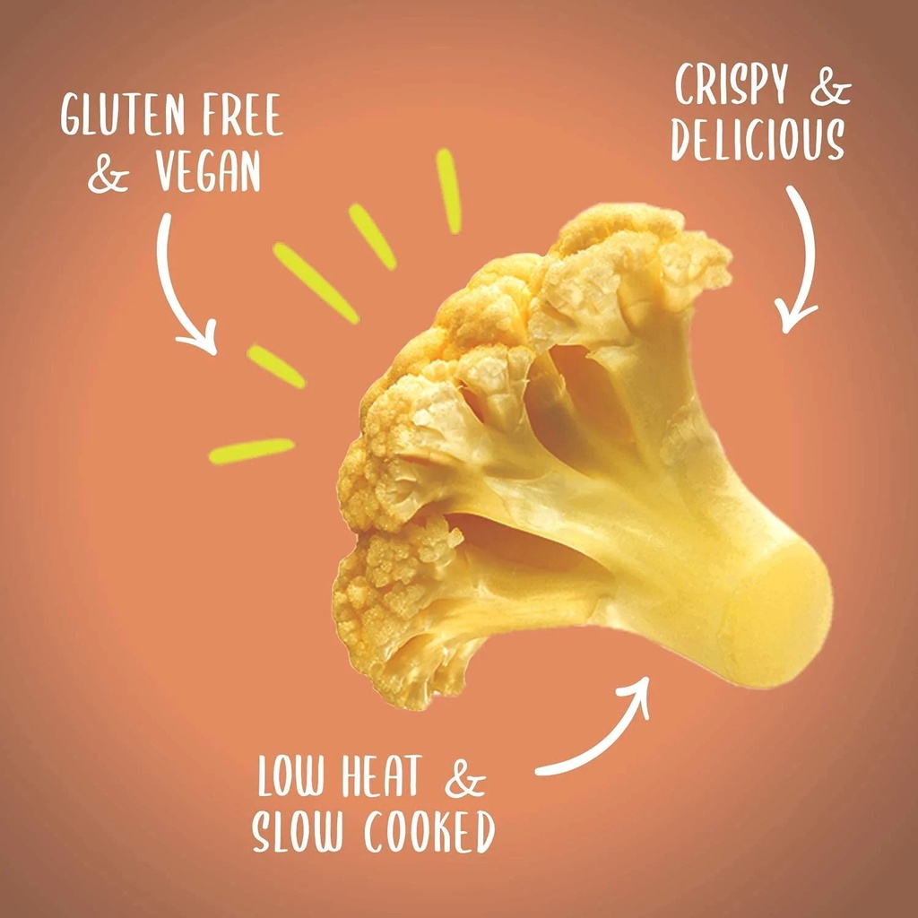 Keto Natural Cauliflower Chips ขนมคีโตดอกกะหล่ำทอดสูญญากาศ ขนาด 27 กรัม