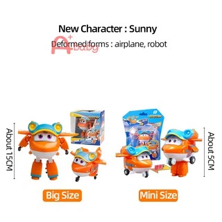 Super Wings Auldey Goldenboy/Leo/Sunny โมเดลหุ่นยนต์ของเล่น สําหรับเด็ก