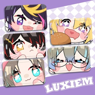 กระเป๋าใส่บัตรประจําตัวประชาชน ลายการ์ตูนอนิเมะ Luxiem Vox Shu ike Luca Mysta สําหรับนักเรียน