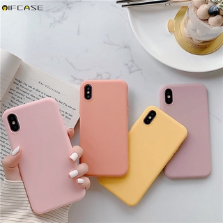 เคสโทรศัพท์มือถือซิลิโคน TPU นิ่ม เนื้อแมตต์ สีแคนดี้ เรียบง่าย สําหรับ Xiaomi Redmi 8A 8 7A 7