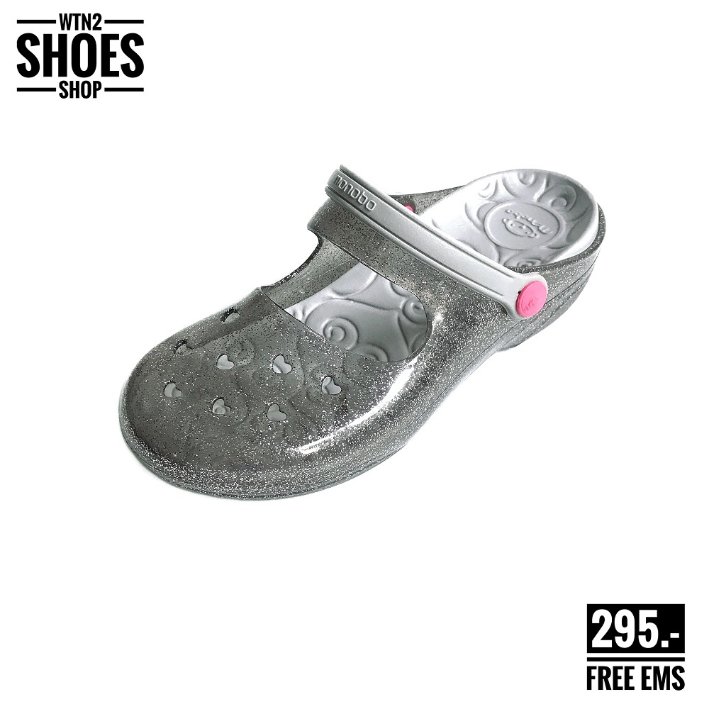 🌸ส่งฟรี🌸รองเท้าหัวโต Monobo Kimberry สีเทากากเพชร รองเท้าแตะหญิง รองเท้าผู้หญิง by WTN2 SHOES SHOP