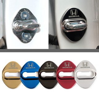 ฮอนด้า อุปกรณ์ล็อคประตูรถยนต์สแตนเลส 4 ชิ้น / ล็อต  Honda Car door lock