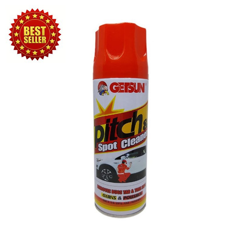 Getsun pitch & spot cleaner สเปรย์สลายคราบยางมะตอย