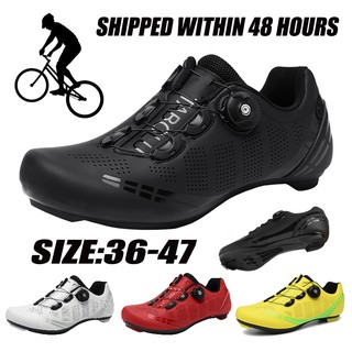 36-47 Unisex Road Cycling Shoes Professional Men&amp;Women Sport Sneaker Shoes Road Bike Biking Shoes Bicycle Shoes 36-47 รองเท้าจักรยาน Bicycle Shoes Cycling Shoes รองเท้าจักรยานอาชีพb