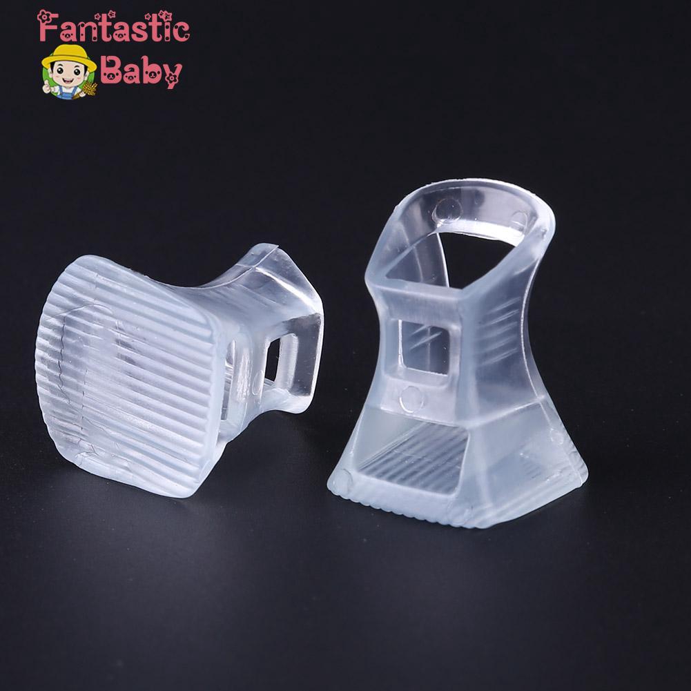BABY 2pcs Women Horseshoe Antislip PVC High Heel Protectors Shoes Heel