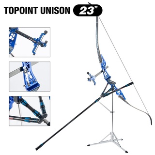 Topoint 23 "การแข่งขัน CNC Aluminium Recurve Riser, Riser มือซ้ายและขวาสำหรับการยิงธนูกลางแจ้ง