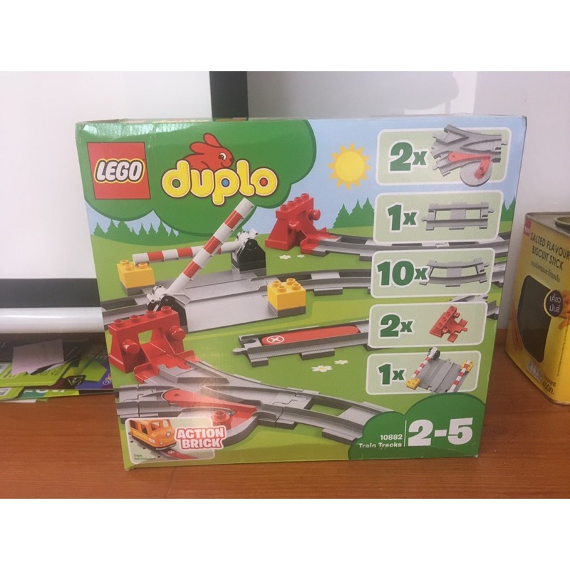 เลโก้ ดูโป#lego duplo# 10882 รางรถไฟ