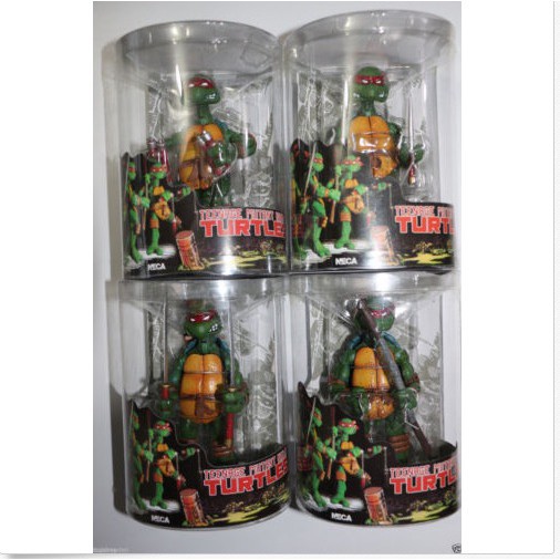 NECA Tmnt Teenage Mutant Ninja Turtles 5" Figure RED Headband Collectible Set 4