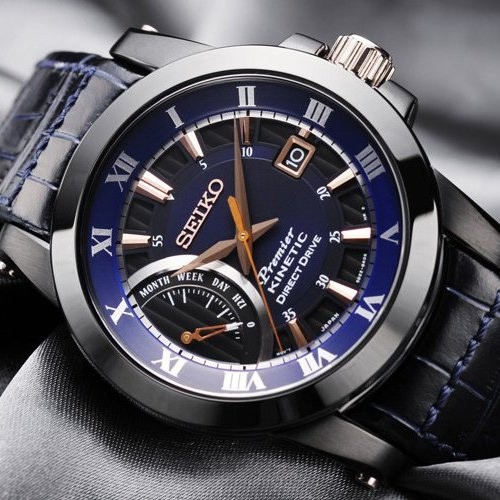 SEIKO Premier Kinetic Direct Drive Super Blue special edition รุ่น SRG012P1
