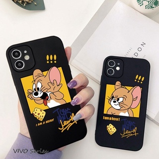 เคสโทรศัพท์มือถือแบบนิ่มเนื้อด้านสําหรับ VIVO Y1S Y11 Y12 Y12i Y12S Y15 Y17 Y19 Y20 Y20i Y20S Y53 Y55 Y67 Y71 Y71i Y81 Y81i Y85 Y91 Y91C Y93 Y95 Y30 Y50 Y31 Y51 2020 V5 V5S V9 TJ-1