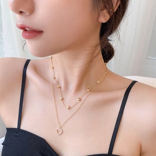 สร้อยคอจี้หัวใจสไตล์เกาหลี