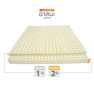 อาสนะ เบาะรองนั่งสมาธิ เบาะรองนั่ง เบาะนั่ง ยางพาราแท้ (มี 2 แบบ หุ้มหนังPVC และหุ้มผ้าSanforized)