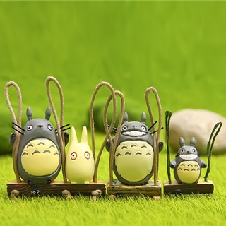 โมเดลฟิกเกอร์เรซิ่น รูปการ์ตูนอนิเมะ Miracleson EVB- Tang Swing Totoro Hayao Miyazaki DIY สําหรับตกแต่งภูมิทัศน์