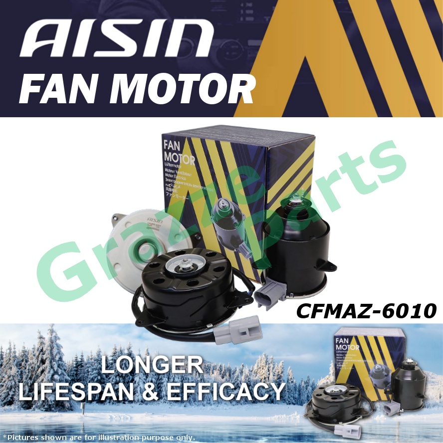 Aisin หม้อน้ําพัดลมระบายความร้อนมอเตอร์ CFMAZ-6010 สําหรับ Honda Civic TRO TR0 1.8 2.0 i-VTec Auto 2