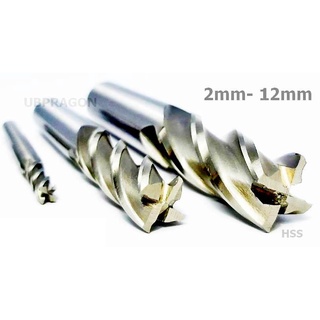 เอ็นมิล endmill  เกรดดี ขนาด2-12mm ดอกกัด มีดล้อ ดอกมิลลิ่ง