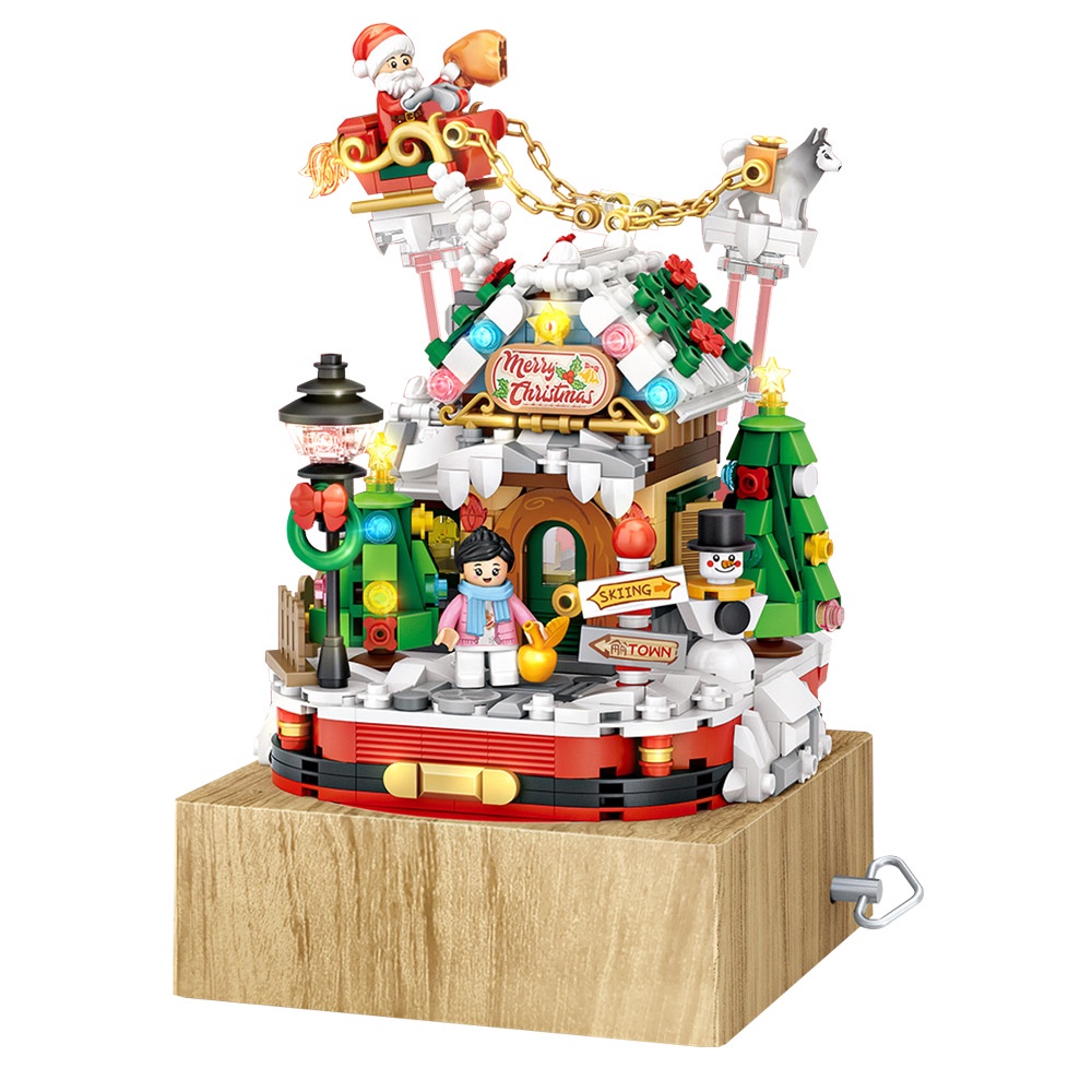 LOZ มินิบล็อก CHRISTMAS HOUSE MUSIC BOX รหัส 1238 - loztoys ...