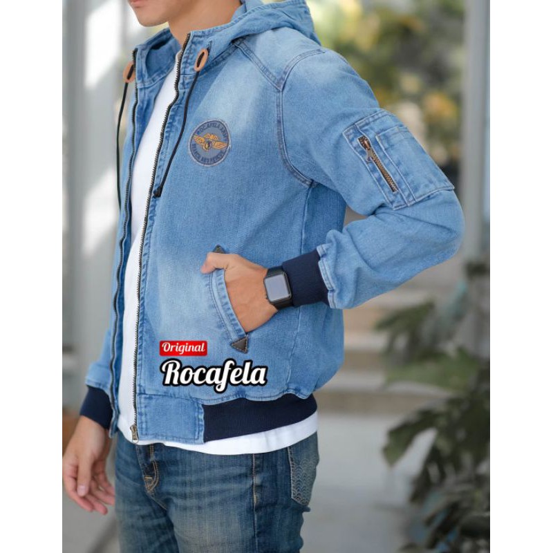 Hodie ROCAFELA JEANS JACKET PERMANENT HODIE-ORIGINAL HODIE ROCAFELA JEANS JACKET-HODIE JEANS RF