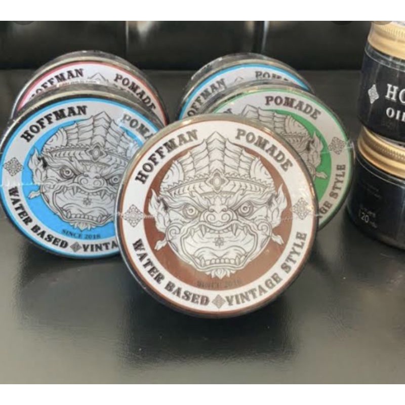 ปอมเมด Hoffman Pomade Clay Mat Wax สูตร วอร์เตอร์เบท จัดแต่งทรงผม เจลแต่งผม วินเทจ