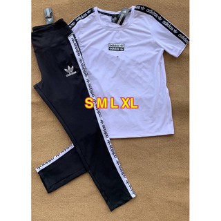 Set 2ชิ้น เสื้อ+กางเกง Adidas ราคาถูก 459