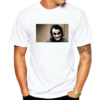 [S-5XL]ขายดี เสื้อยืด ผ้าฝ้าย พิมพ์ลาย Heath Ledger -The Joker (1) สําหรับผู้ชาย DAlpbk21EEdank30