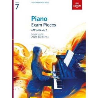 หนังสือเปียโนสอบABRSM Piano Exam Pieces Grade7 ปีล่าสุด 2021