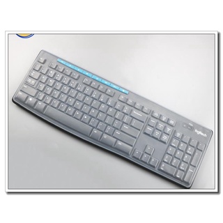 E.h.logitech K200 MK260 MK275 MK200 ฟิล์มซิลิโคนป้องกันฝุ่นสําหรับแป้นพิมพ์แล็ปท็อปขนาด 17นิ้ว